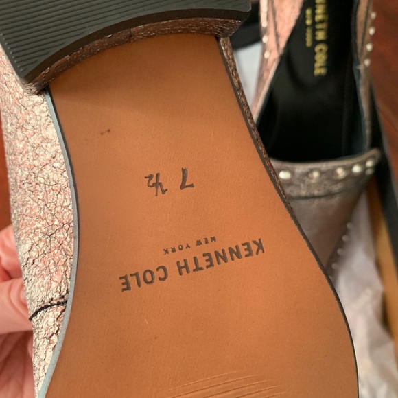 NEW Kenneth Cole Bowan Convertible Metallic Loafer - Picture 6 of 7